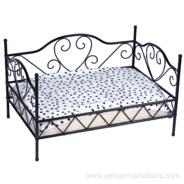 Luxury novelty wrought iron pet sofa bed